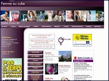 Femme au Cube - un site qu�becois pour les femmes actives