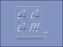 Aperçu du site Agence de conseil en marketing, communication, publicité à Genève