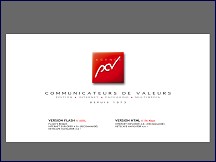 Aper�u du site Agence de communication PCV
