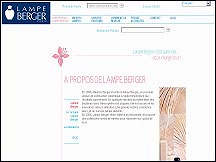 Aperu du site Lampe Berger