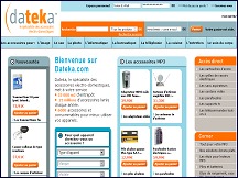 Aperu du site Dateka - accessoires et consommables pour appareils lectro-domestiques
