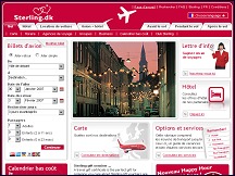 Aperu du site Sterling Airlines - vols vers la Scandinavie  prix rduits