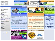 Aper�u du site Advert Stream - solutions de publicit� en ligne, affiliation