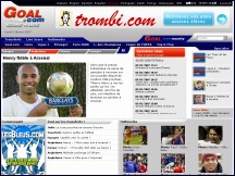 Aperu du site Goal.com - actualits football, rsultats matchs, transferts