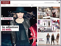 Aper�u du site Comptoir des Cotonniers - boutique en ligne pr�t-�-porter femme