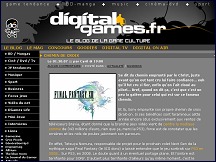 Aperu du site Digital Games