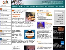 Aperu du site CFDT - Confdration franaise dmocratique du travail