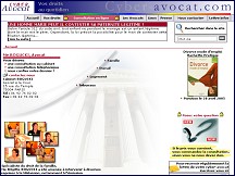 Aperçu du site Cyber Avocat