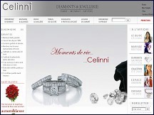 Aperu du site Celinni - bijoux or & diamants, bagues diamant, bijouterie Celinni