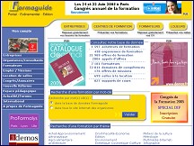 Aper�u du site Formaguide - formation continue et formation en alternance