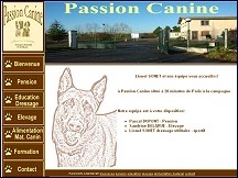 Aperu du site Passion Canine - levage bergers malinois, pension pour les chiens
