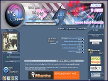 Aper�u du site Zikosport - webradio musique pop rock et sport
