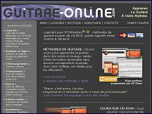 Aperu du site Guitar-online - mthodes pour apprendre la guitare