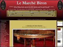 Aperu du site Les antiquaires du march Biron