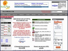 Aperu du site Bulgarie-BG : le portail sur la Bulgarie