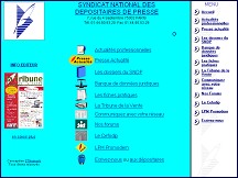 Aperçu du site SNDP - Syndicat National des Dépositaires de Presse
