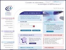 Aperçu du site CCI.FR - le portail des chambres de commerce