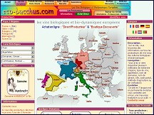 Aperçu du site Eco Bacchus - vins biologiques européens, vente en ligne