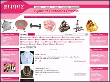Aperu du site Bijoux et Fantaisies Express - bijoux fantaisie et accessoires de mode