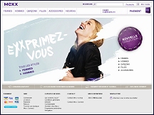 Aperçu du site MEXX France - boutique en ligne officielle de la collection Mexx