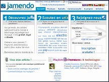 Jamendo - plateforme de diffusion de musique et de t�l�chargements l�gaux