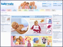 Aperu du site Baby Walz - la boutique de la future maman et du bb