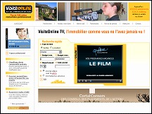 Aperu du site VisiteOnLine - annonces immobilires Ile de France avec visite virtuelle