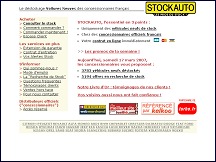 Aper�u du site Stockauto - d�stockage voitures neuves � prix r�duit