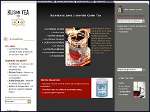 Aperu du site Kusmi Tea - boutique de ths en ligne