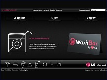 Aperu du site WashBar by LG - bar laverie numrique  Paris
