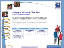 Aperçu du site OCIRP - prévoyance et veuvage