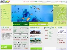 Aperu du site PGA Portuglia Airlines - compagnie arienne portugaise