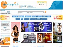 Aperu du site Masterprix - site marchand discount multirayons