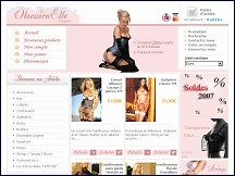 Aper�u du site Obsessionnelle Lingerie - magasin de lingerie f�minine sexy