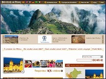 Aperçu du site Peru.info - site officiel du Pérou et du tourisme péruvien