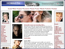 Aperu du site HomActu - univers de l'homme actuel, webzine masculin