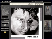 Aperçu du site Sweetman - vêtements et sous-vêtements masculins