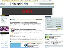 Aperçu du site Le Journal du Net