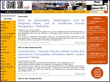 Aperçu du site LE GRAND SOIR.info