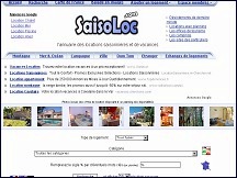 Aperu du site Saisoloc - annonces locations saisonnires et locations vacances