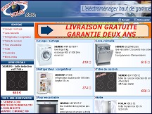 Aper�u du site EquipezVous.com - �lectrom�nager haut de gamme