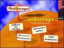 Aperu du site Aidostage - spcialiste stages tudiants