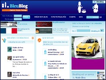 Aperu du site BleuBlog - crer son blog, plateforme de blogs du Matin Bleu Genve