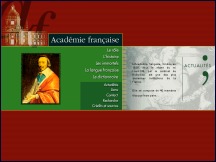 Aperu du site Acadmie Franaise