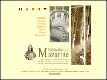 Aperu du site Bibliothque Mazarine  Paris