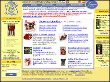 Aper�u du site Finesses - vente en ligne de chocolats belges L�onidas