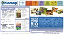 Aperu du site BioCoop - rseau de magasins bio