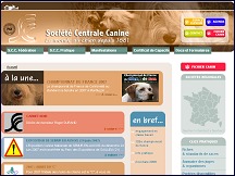 Aperu du site SCC - Socit Centrale Canine