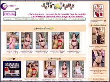 Aperu du site Cfeminin - lingerie fminine sexy au prix discount
