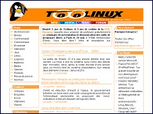 Aperçu du site Toolinux